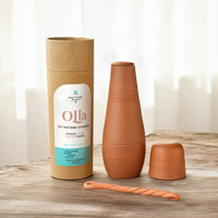 تصميم جديد | قارورة Olla Plus | المصنوعة من الطين القلوي الغني بالمعادن